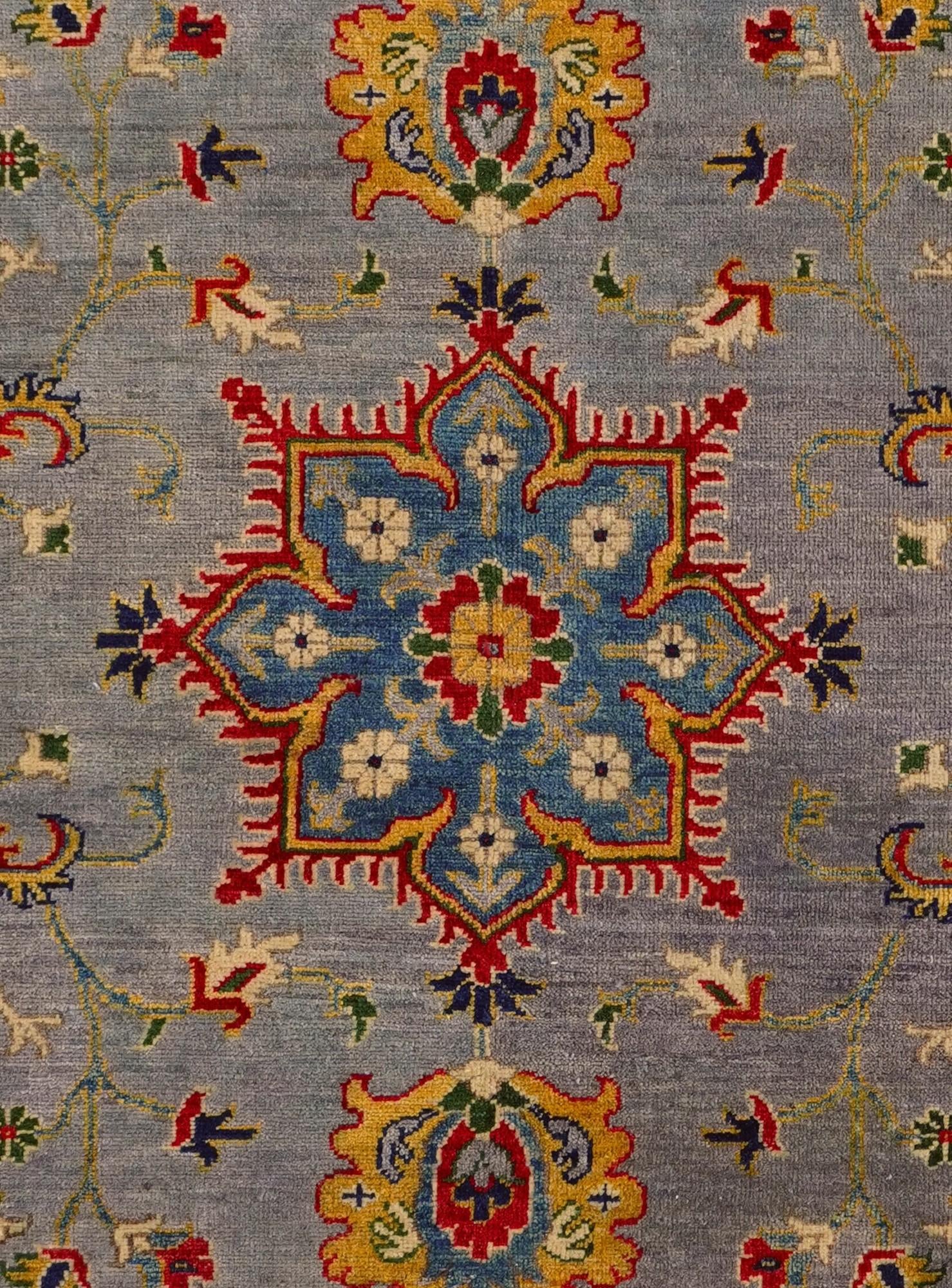 8' 1 x 9' 9 Hand Knotted Kazak Rug