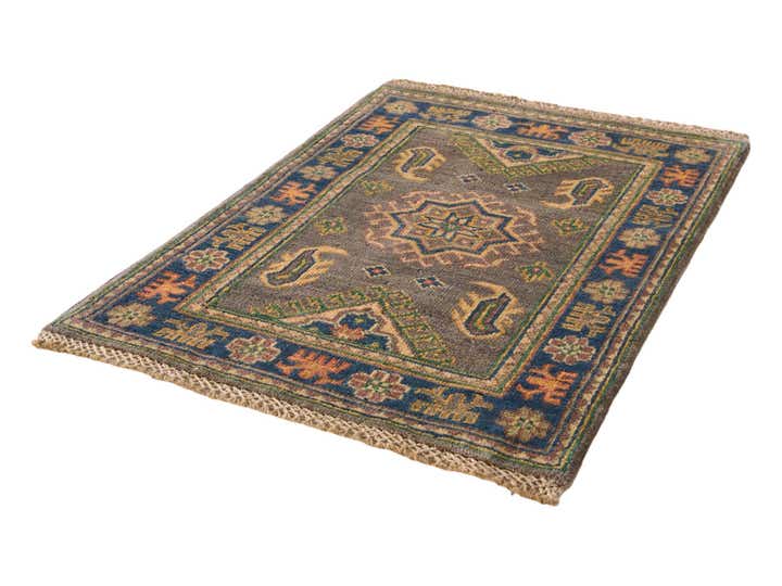 2' x 2' 10 Hand Knotted Kazak Rug