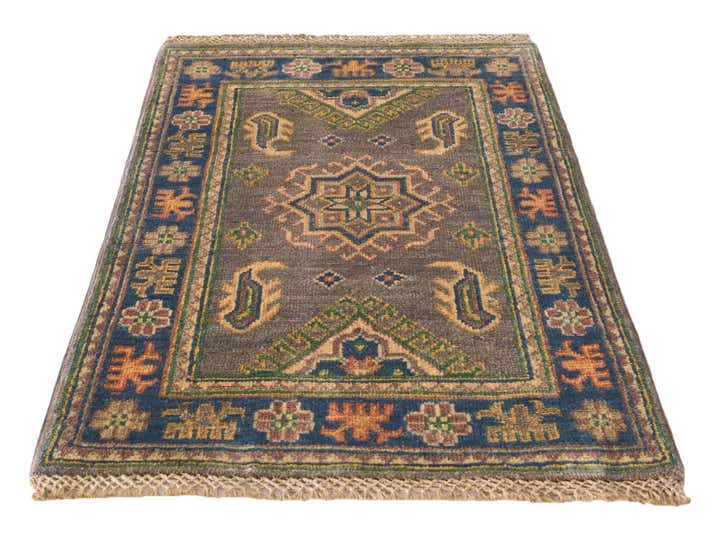2' x 2' 10 Hand Knotted Kazak Rug