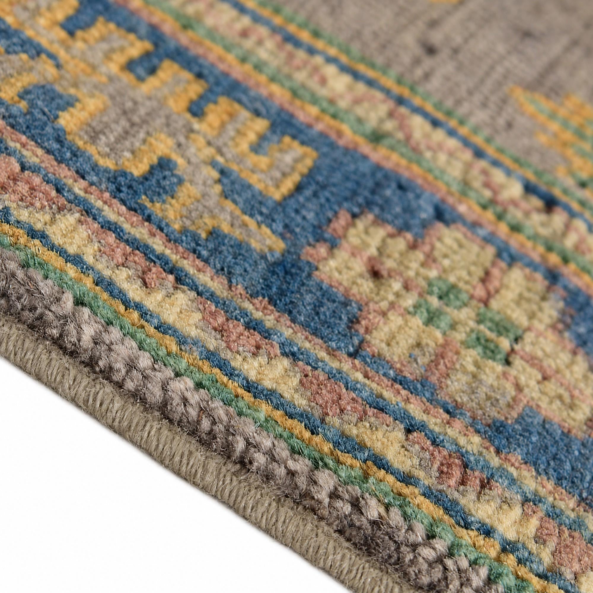 60cm x 85cm Hand Knotted Kazak Rug