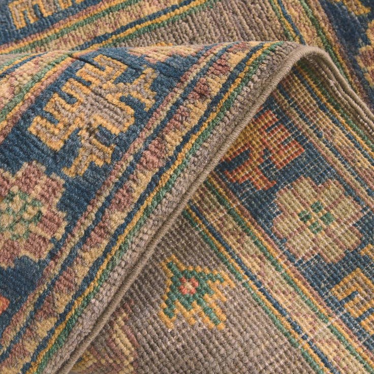 Detail image of 2' x 2' 10 Hand Knotted Kazak Rug
