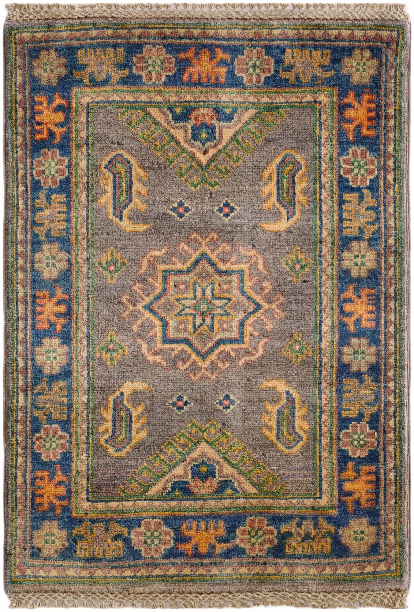 2' x 2' 10 Hand Knotted Kazak Rug