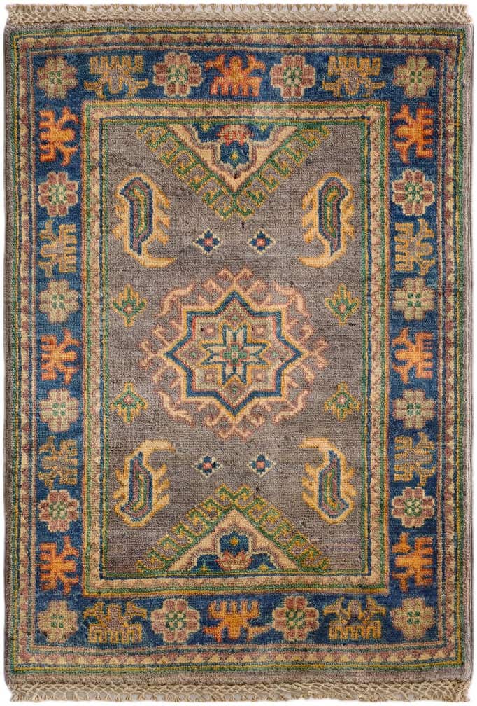 2' x 2' 10 Hand Knotted Kazak Rug