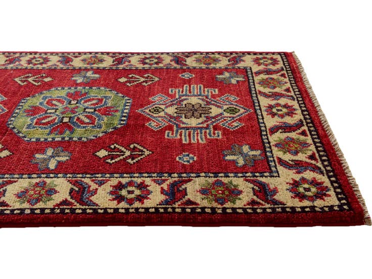 Detail image of 2' x 3' 1 Hand Knotted Kazak Rug