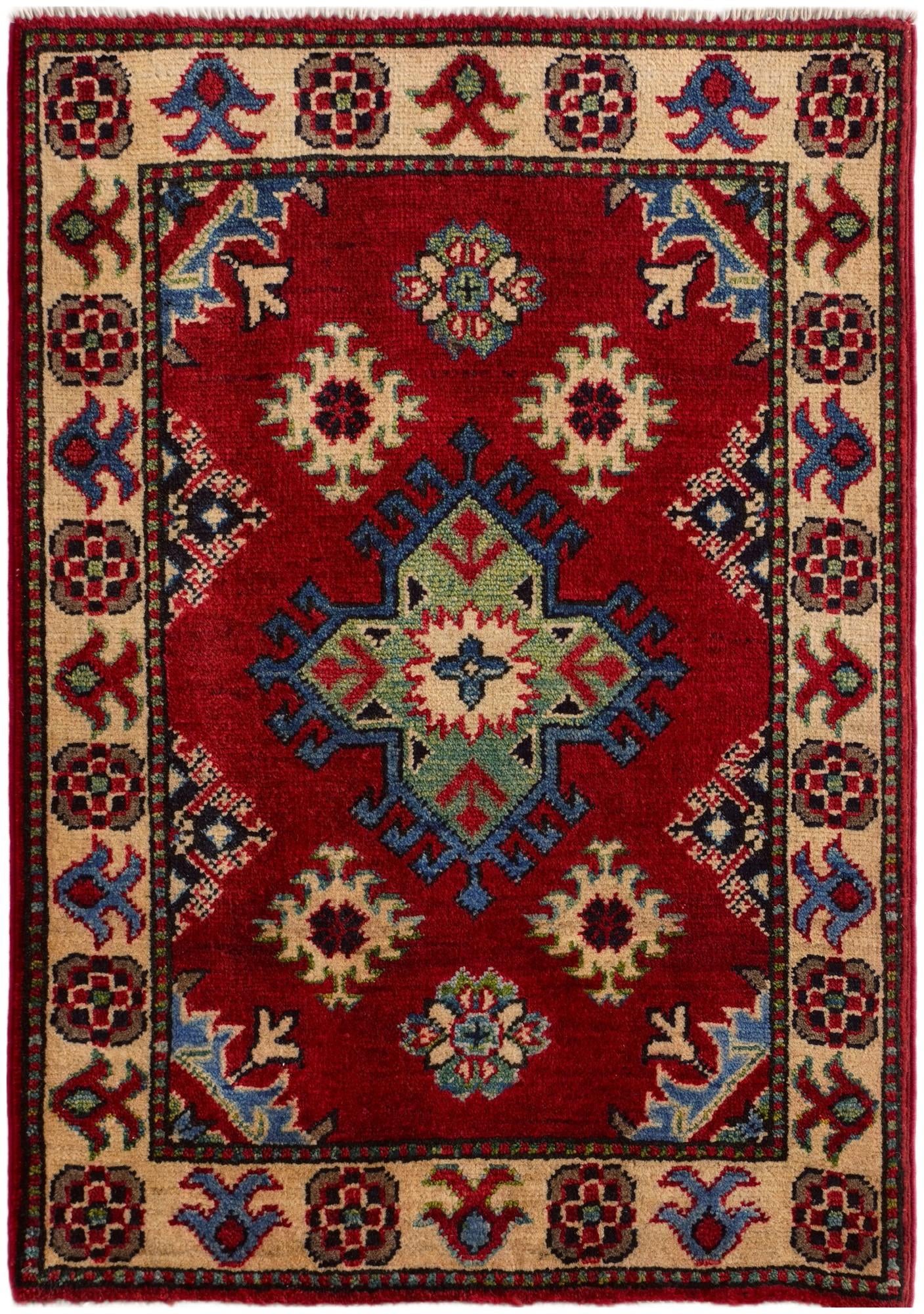 2' 1 x 2' 11 Hand Knotted Kazak Rug