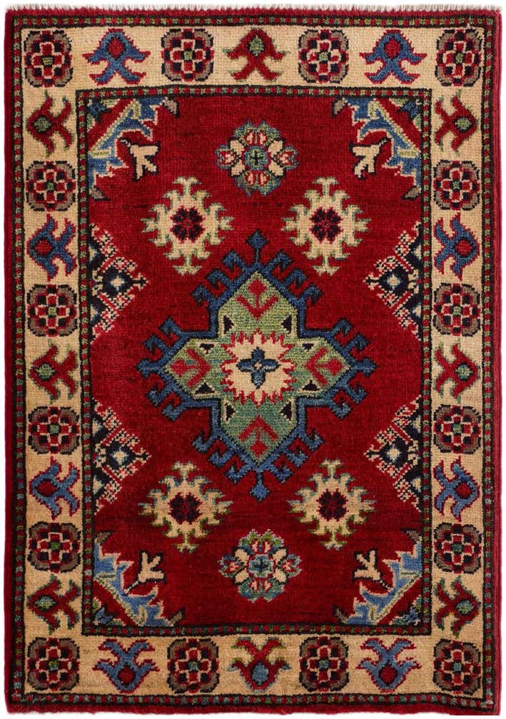 2' 1 x 2' 11 Hand Knotted Kazak Rug