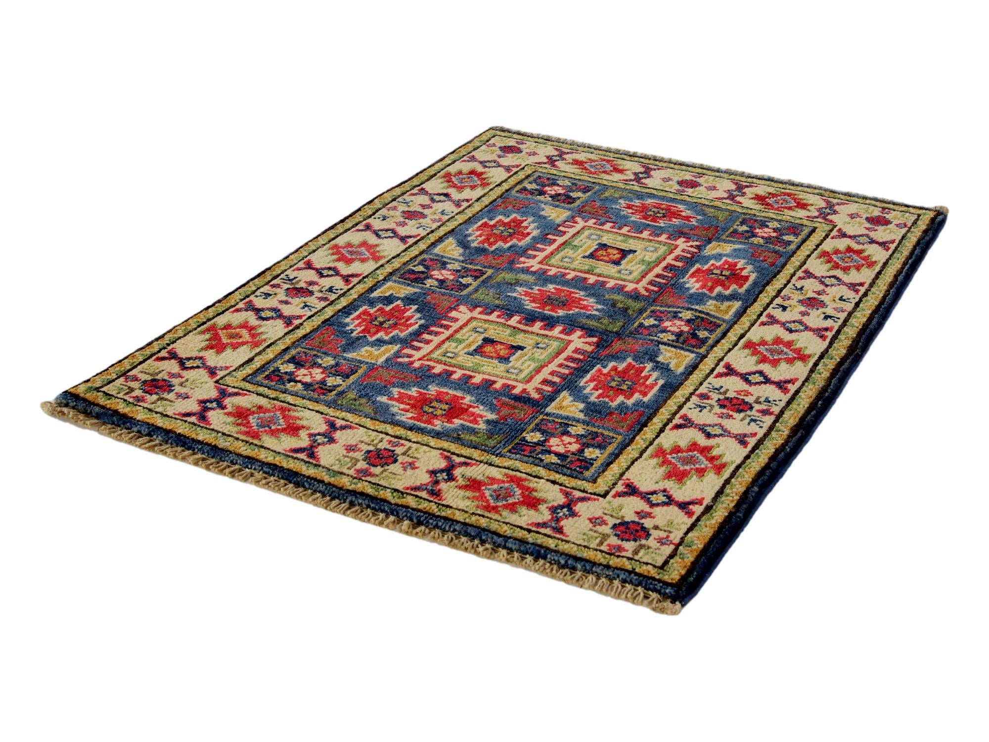 2' 2 x 2' 10 Hand Knotted Kazak Rug