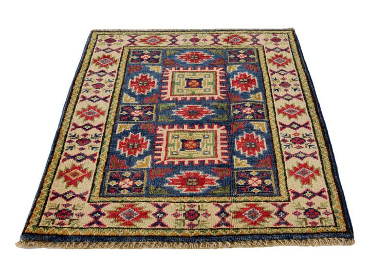 2' 2 x 2' 10 Hand Knotted Kazak Rug