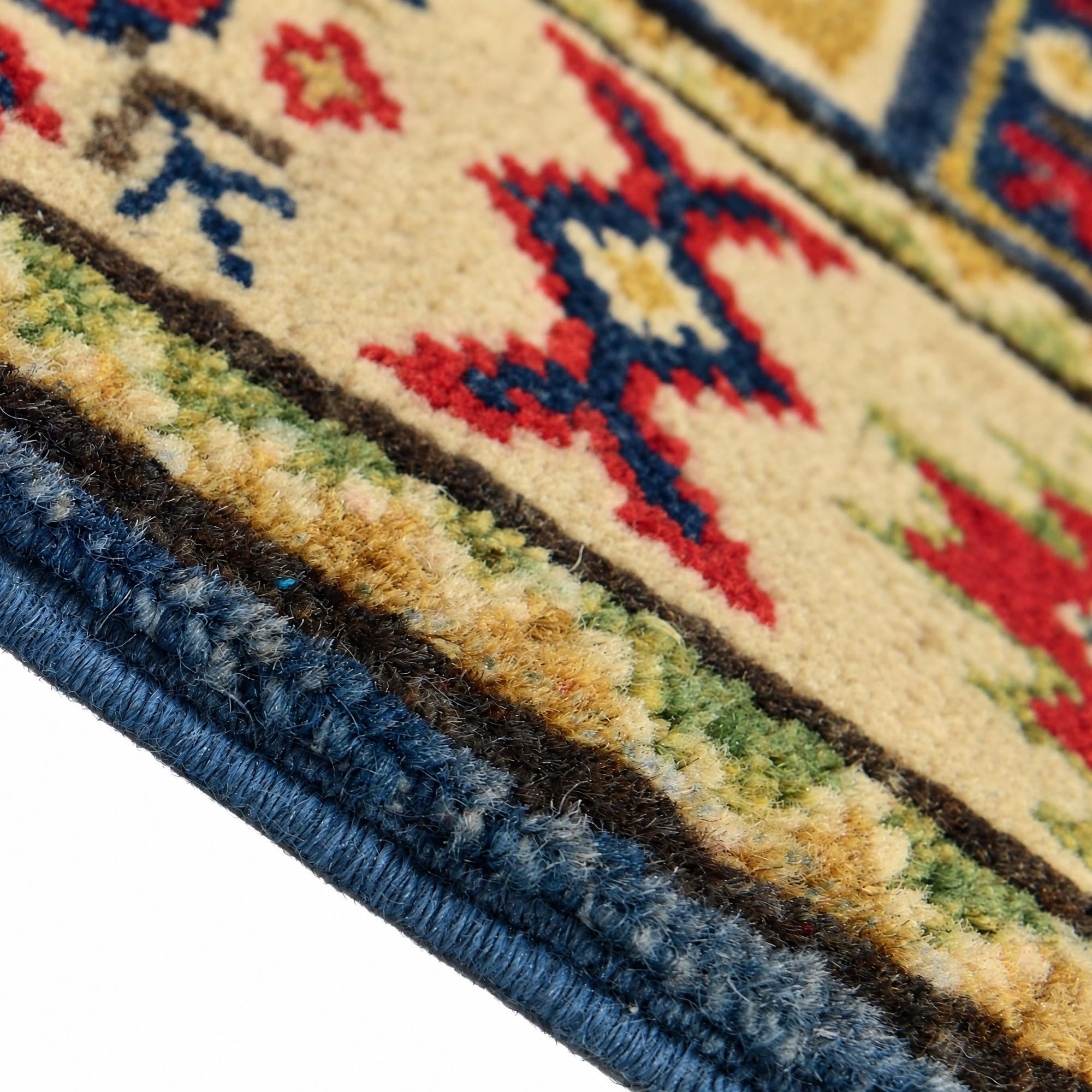 65cm x 85cm Hand Knotted Kazak Rug