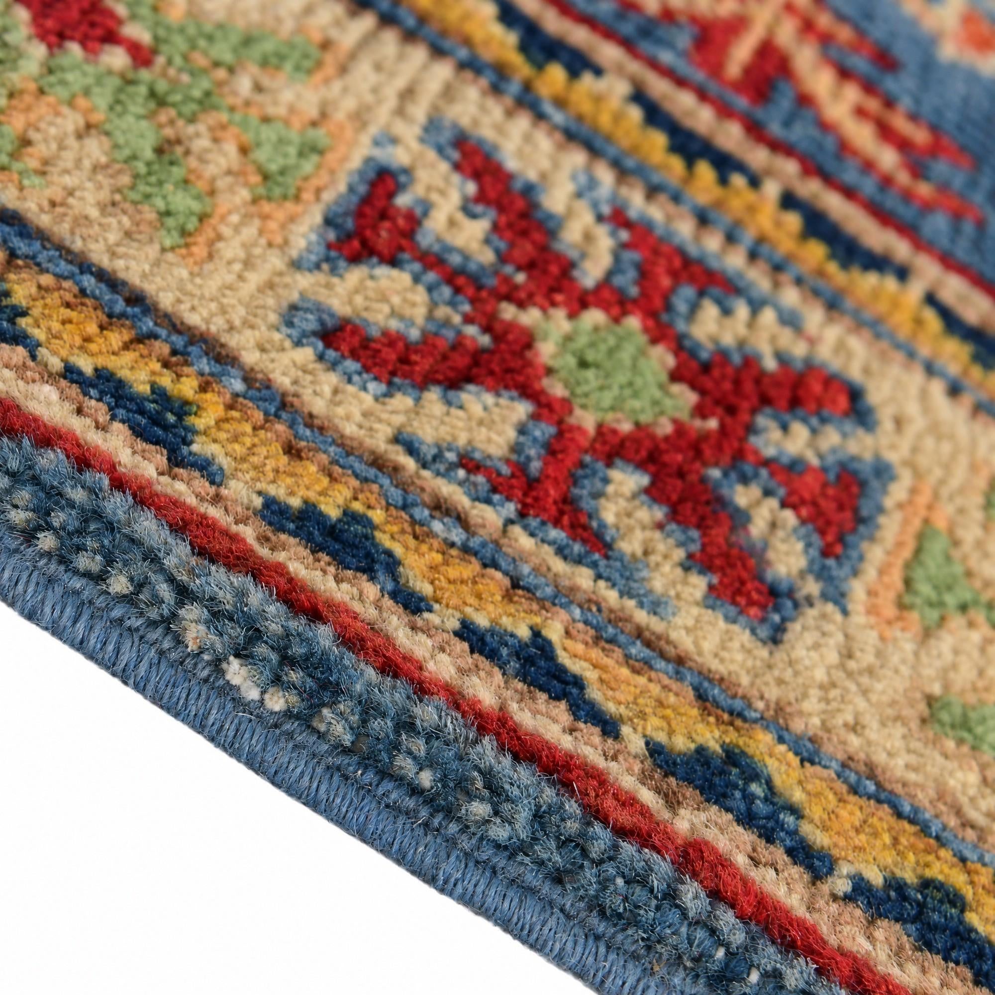 60cm x 95cm Hand Knotted Kazak Rug