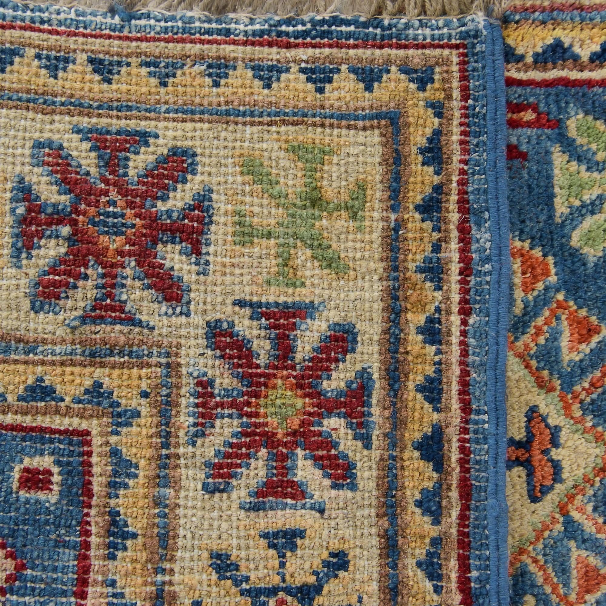 60cm x 95cm Hand Knotted Kazak Rug