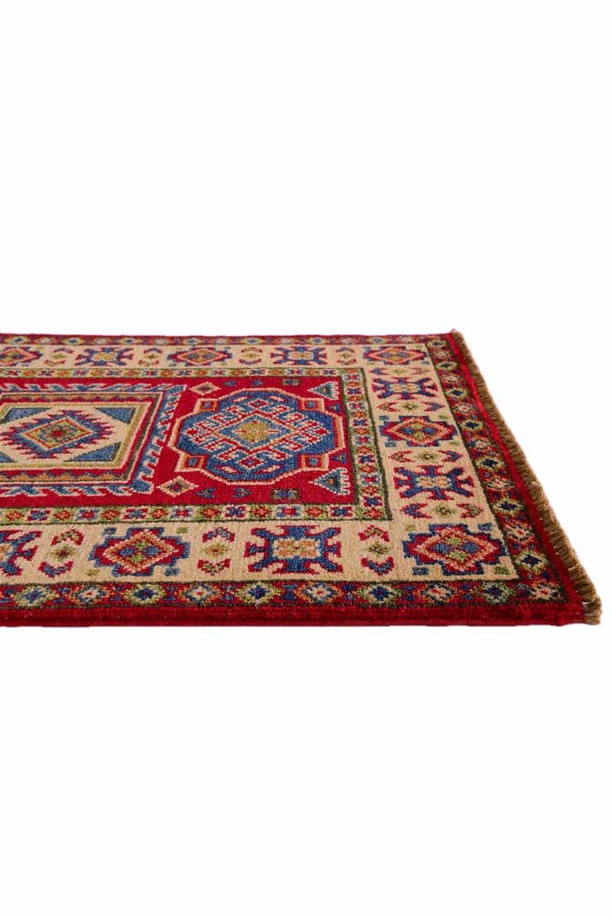 1' 11 x 3' Hand Knotted Kazak Rug
