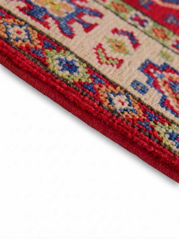 1' 11 x 3' Hand Knotted Kazak Rug