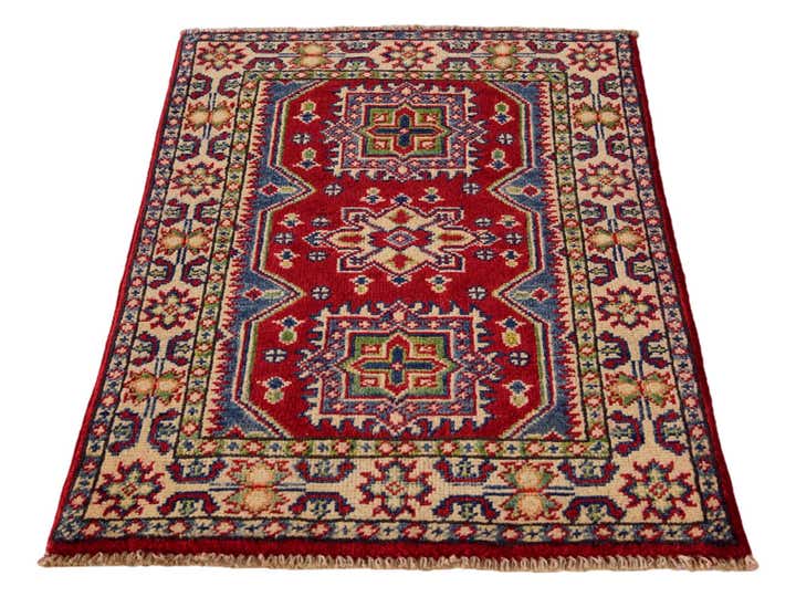 2' x 3' 2 Hand Knotted Kazak Rug