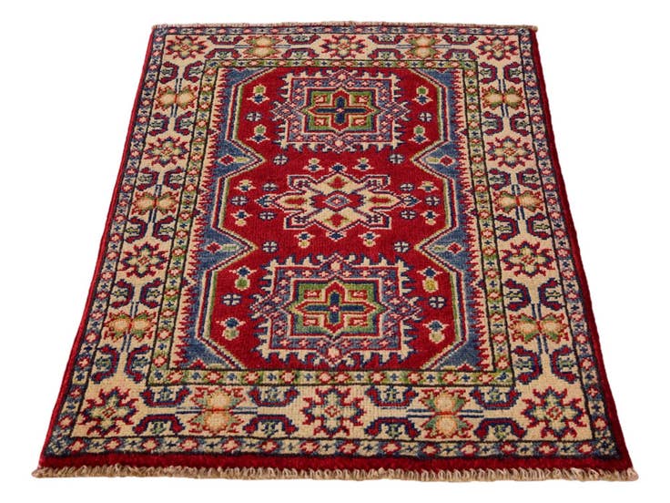 Detail image of 2' x 3' 2 Hand Knotted Kazak Rug