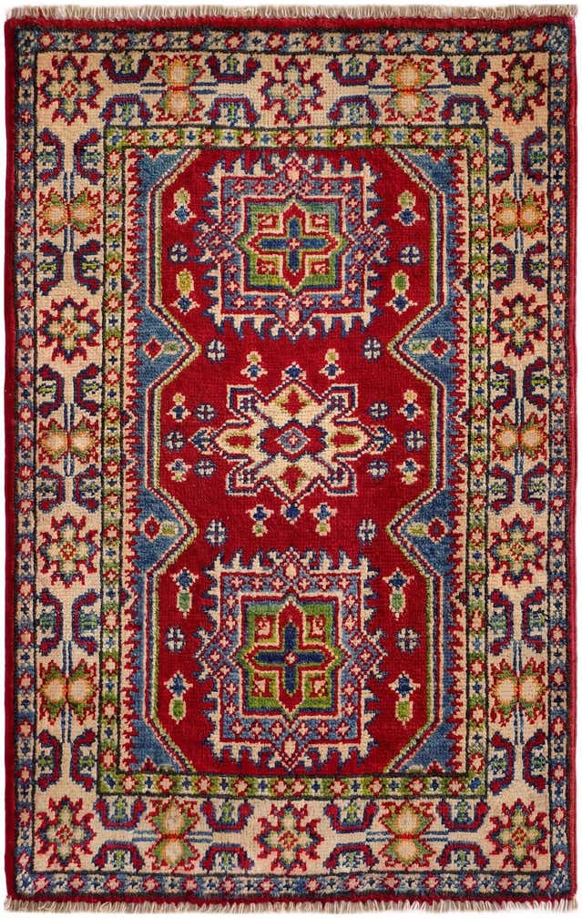 2' x 3' 2 Hand Knotted Kazak Rug