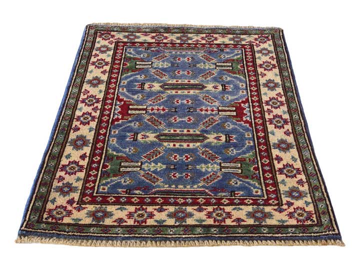 2' x 3' Hand Knotted Kazak Rug