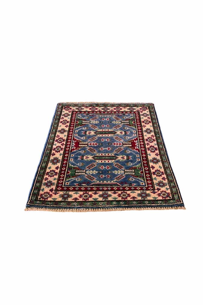2' x 3' Hand Knotted Kazak Rug