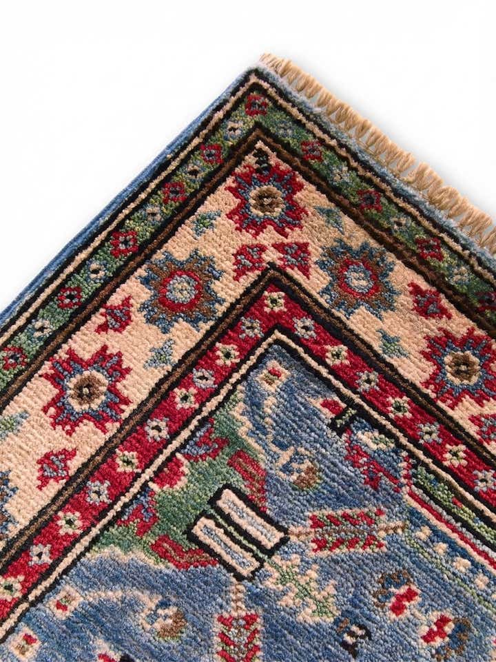 2' x 3' Hand Knotted Kazak Rug