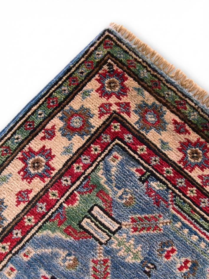 Detail image of 2' x 3' Hand Knotted Kazak Rug