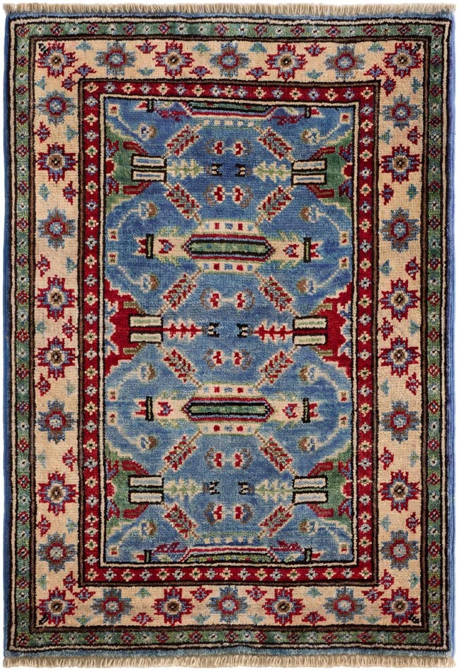 Detail image of 2' x 3' Hand Knotted Kazak Rug