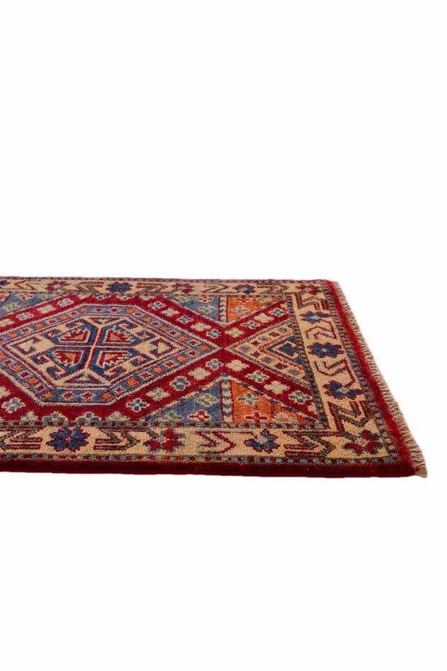 Detail image of 2' x 2' 11 Hand Knotted Kazak Rug