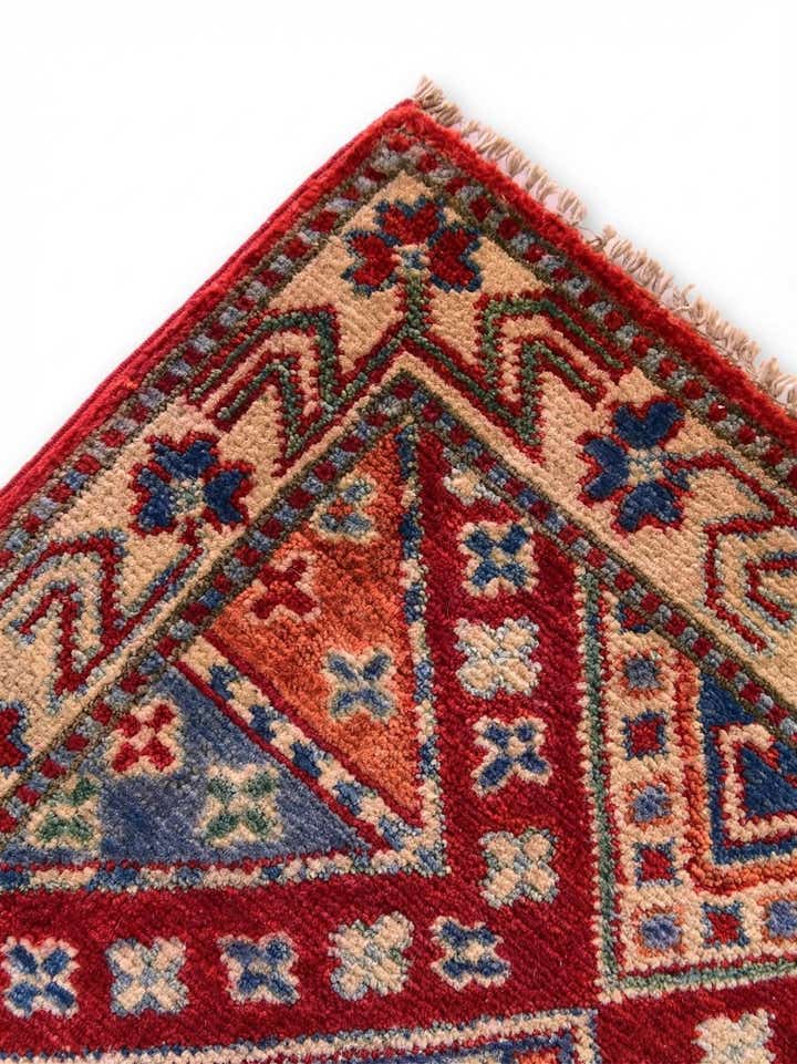2' x 2' 11 Hand Knotted Kazak Rug