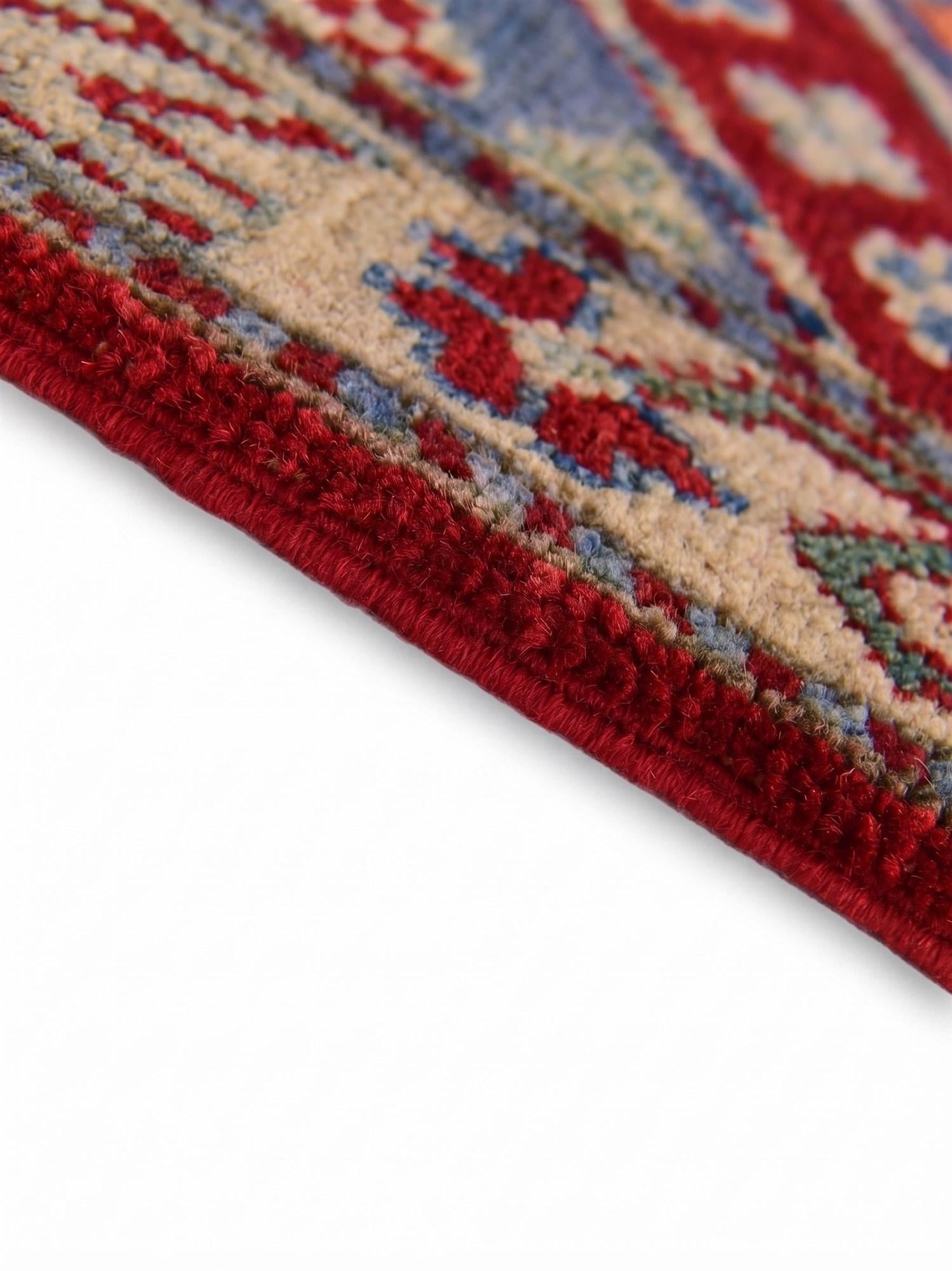 2' x 2' 11 Hand Knotted Kazak Rug