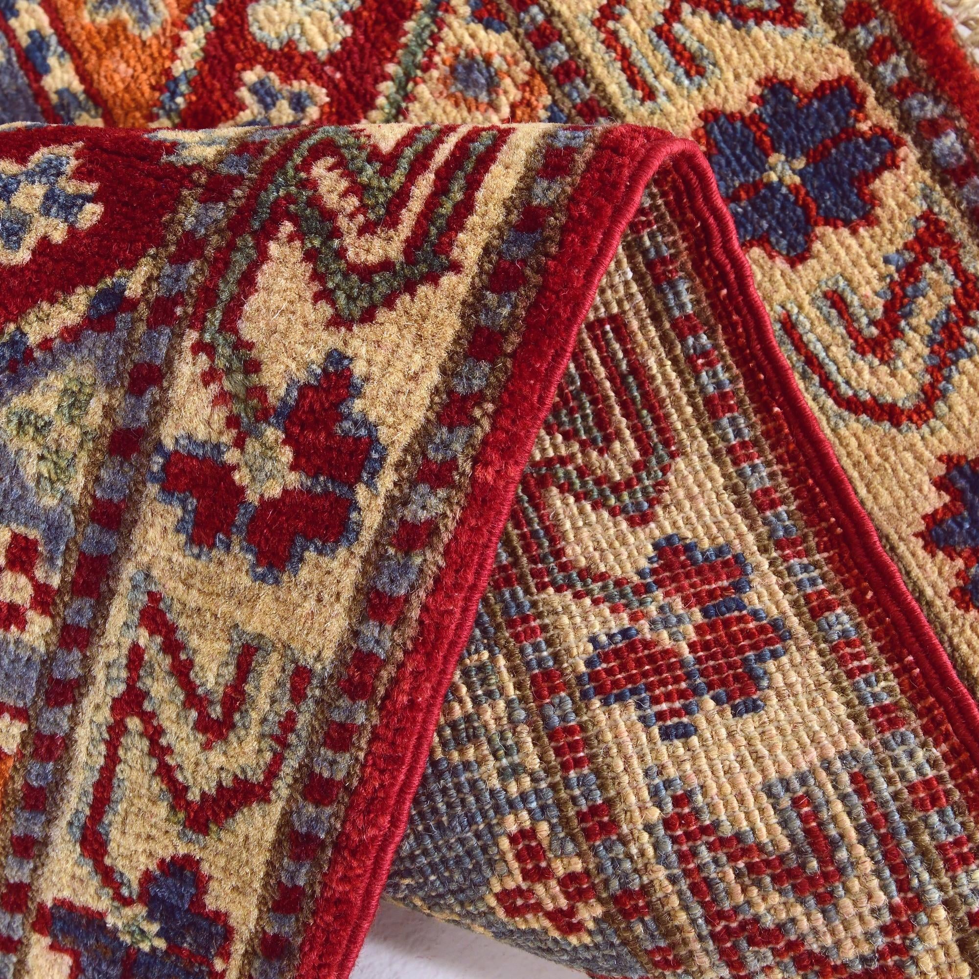 2' x 2' 11 Hand Knotted Kazak Rug