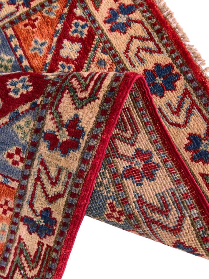 Detail image of 2' x 2' 11 Hand Knotted Kazak Rug