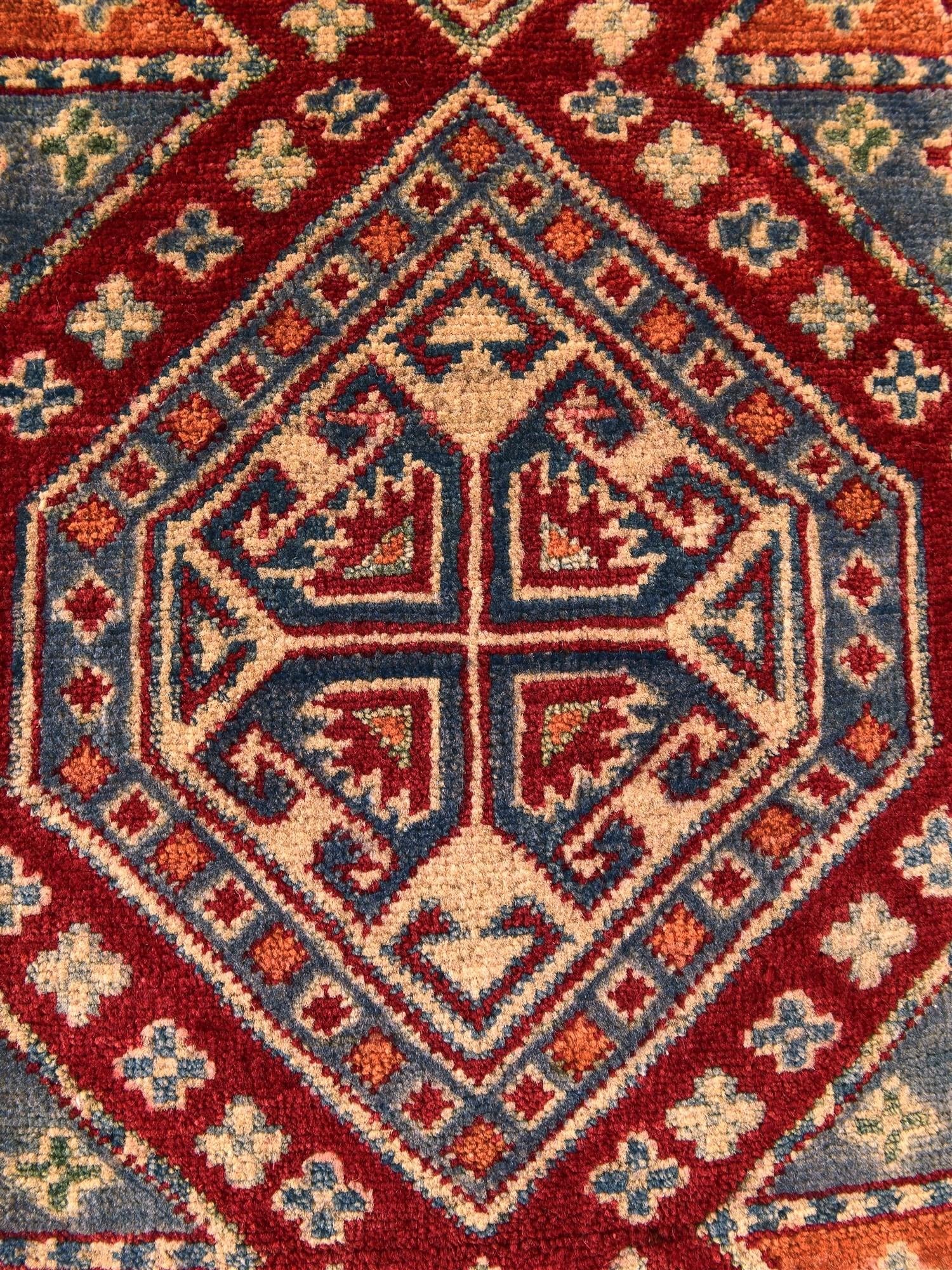 2' x 2' 11 Hand Knotted Kazak Rug