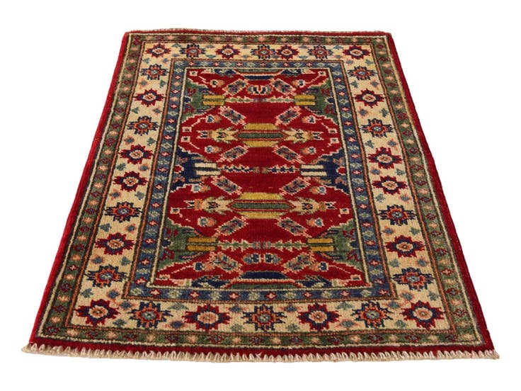 Detail image of 2' x 2' 11 Hand Knotted Kazak Rug