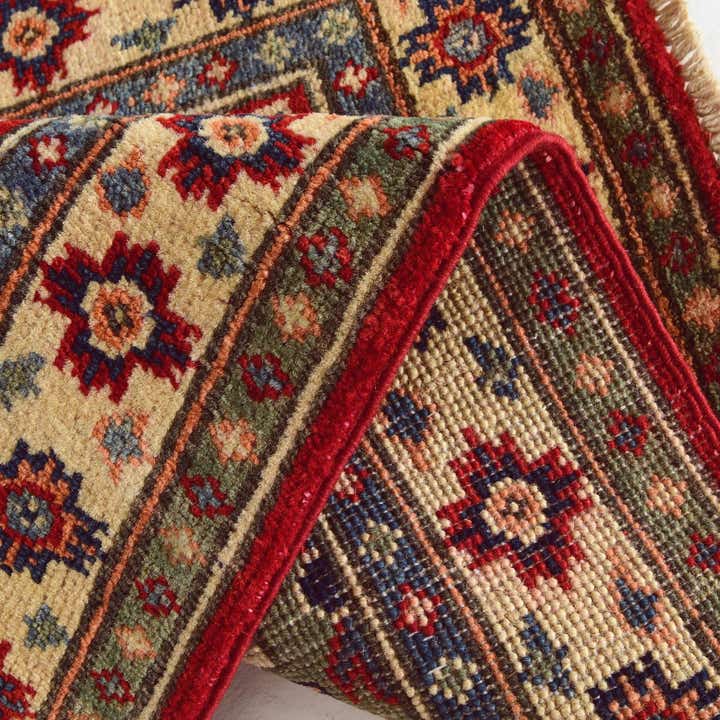 2' x 2' 11 Hand Knotted Kazak Rug