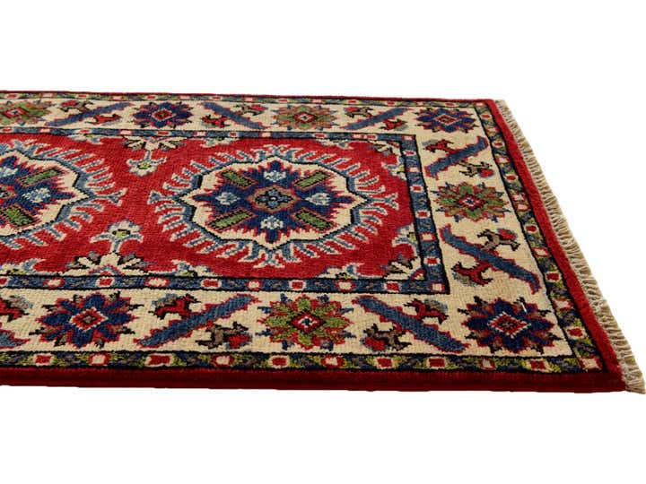 2' x 2' 11 Hand Knotted Kazak Rug
