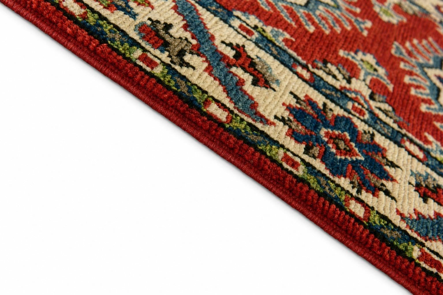2' x 2' 11 Hand Knotted Kazak Rug