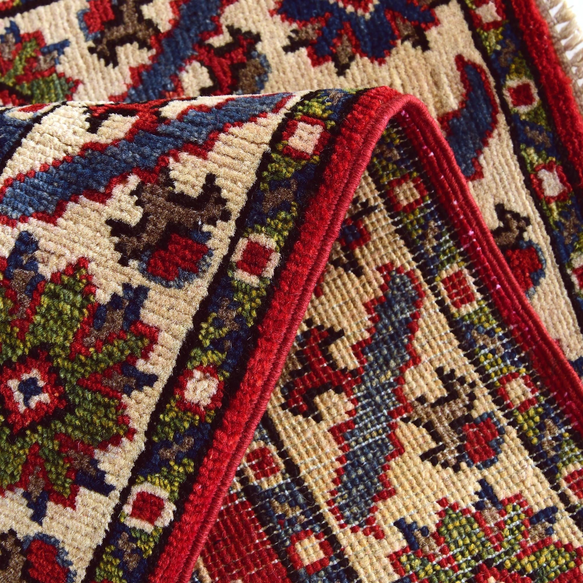 2' x 2' 11 Hand Knotted Kazak Rug
