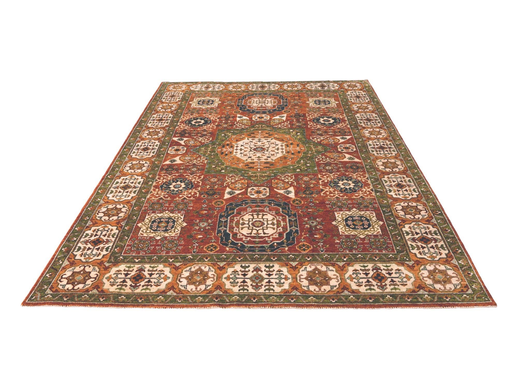 6' 9 x 10' 8 Hand Knotted Kazak Rug