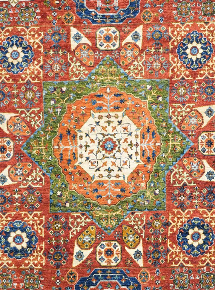 6' 9 x 10' 8 Hand Knotted Kazak Rug