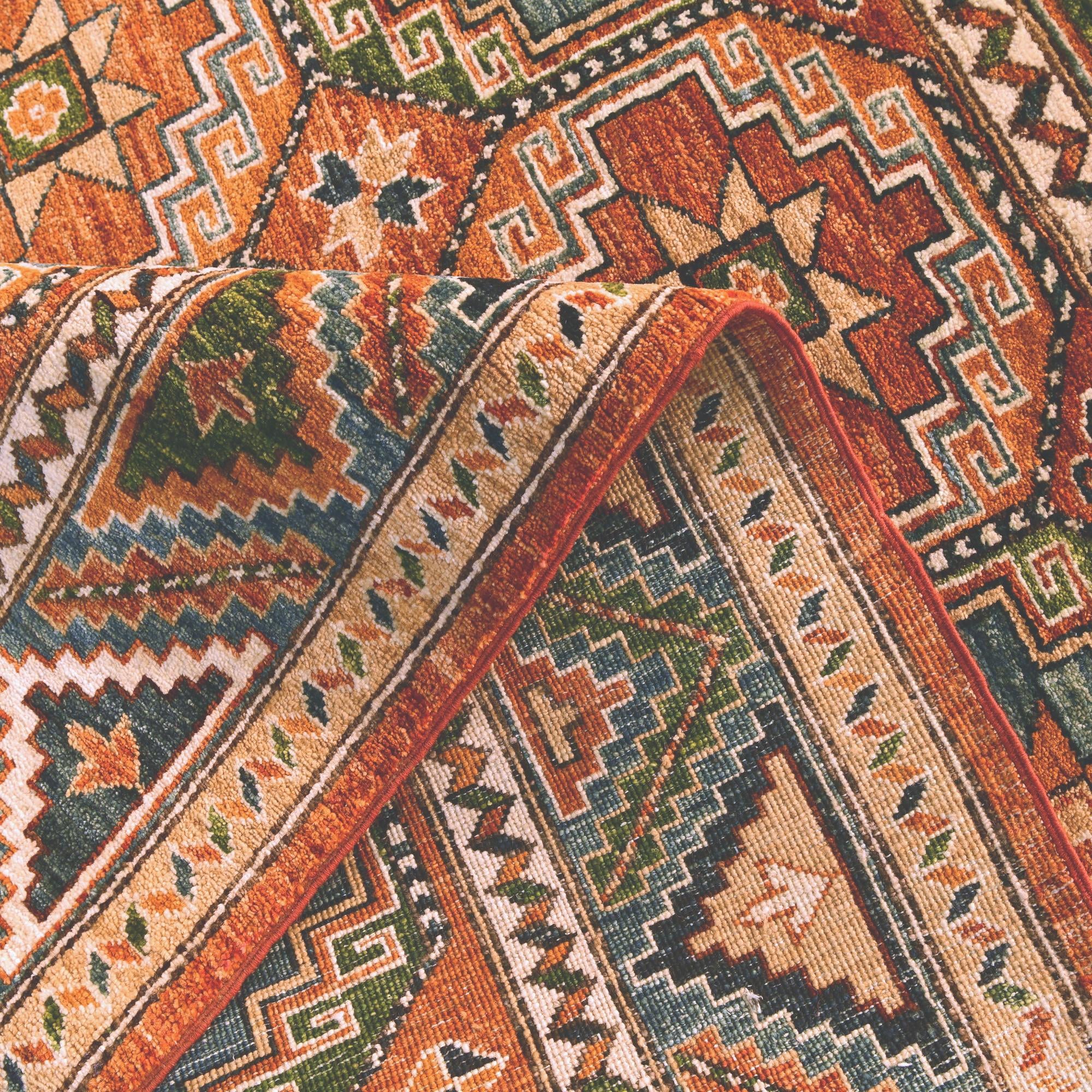 4' 10 x 6' 6 Hand Knotted Kazak Rug