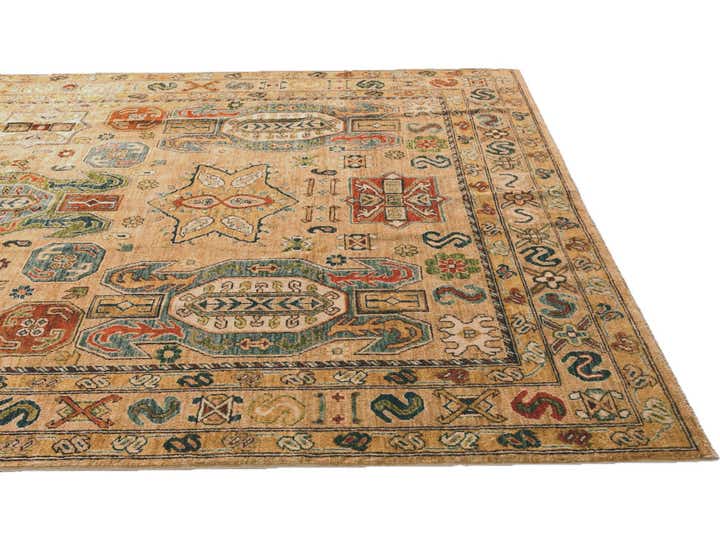 6' 9 x 10' 4 Hand Knotted Kazak Rug