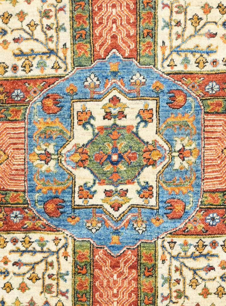 6' 8 x 10' 11 Hand Knotted Kazak Rug