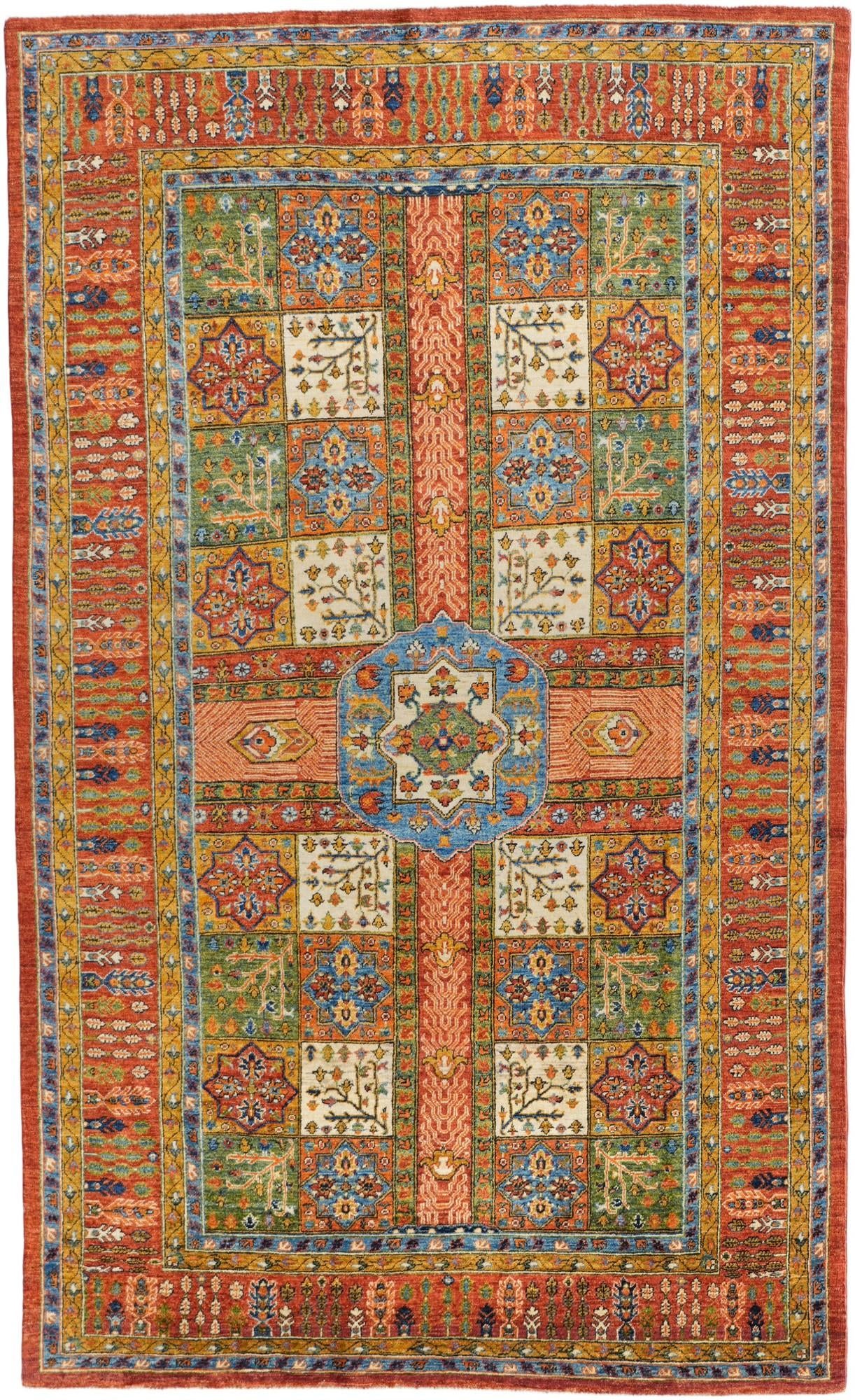 6' 8 x 10' 11 Hand Knotted Kazak Rug