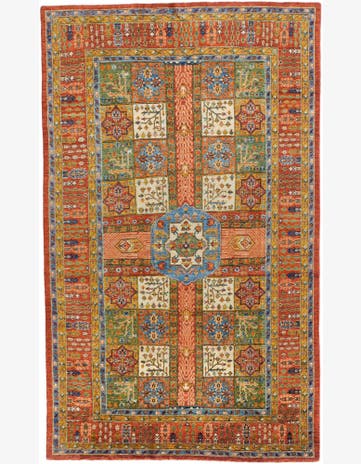 6' 8 x 10' 11 Hand Knotted Kazak Rug