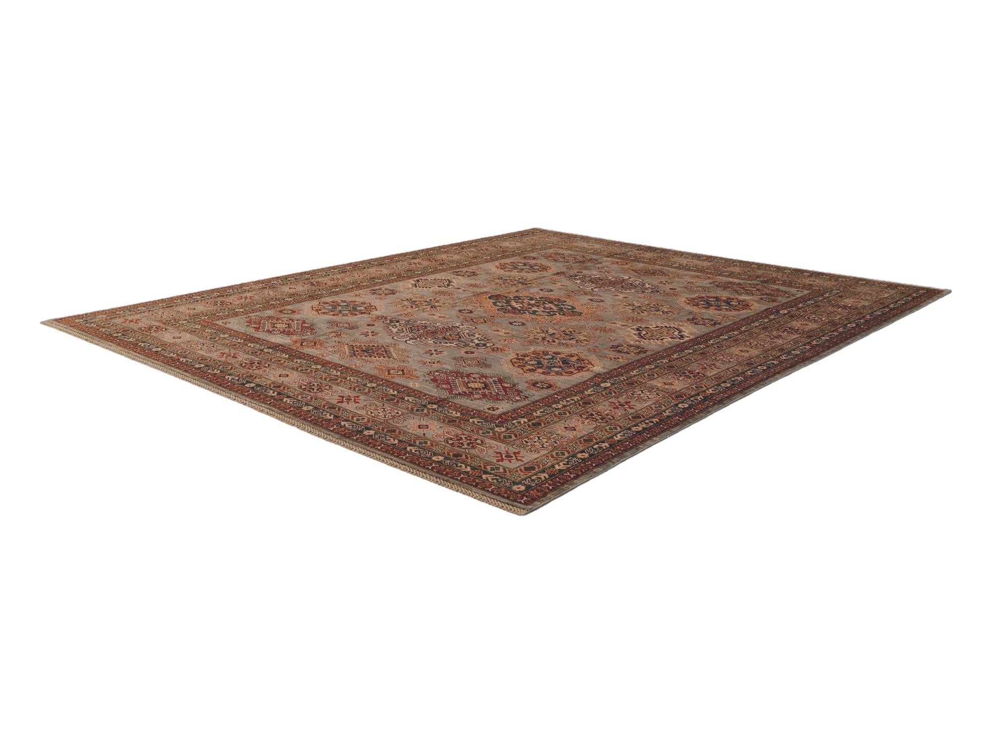 8' 4 x 10' Hand Knotted Kazak Rug