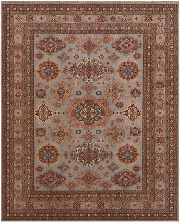 8' 4 x 10' Hand Knotted Kazak Rug