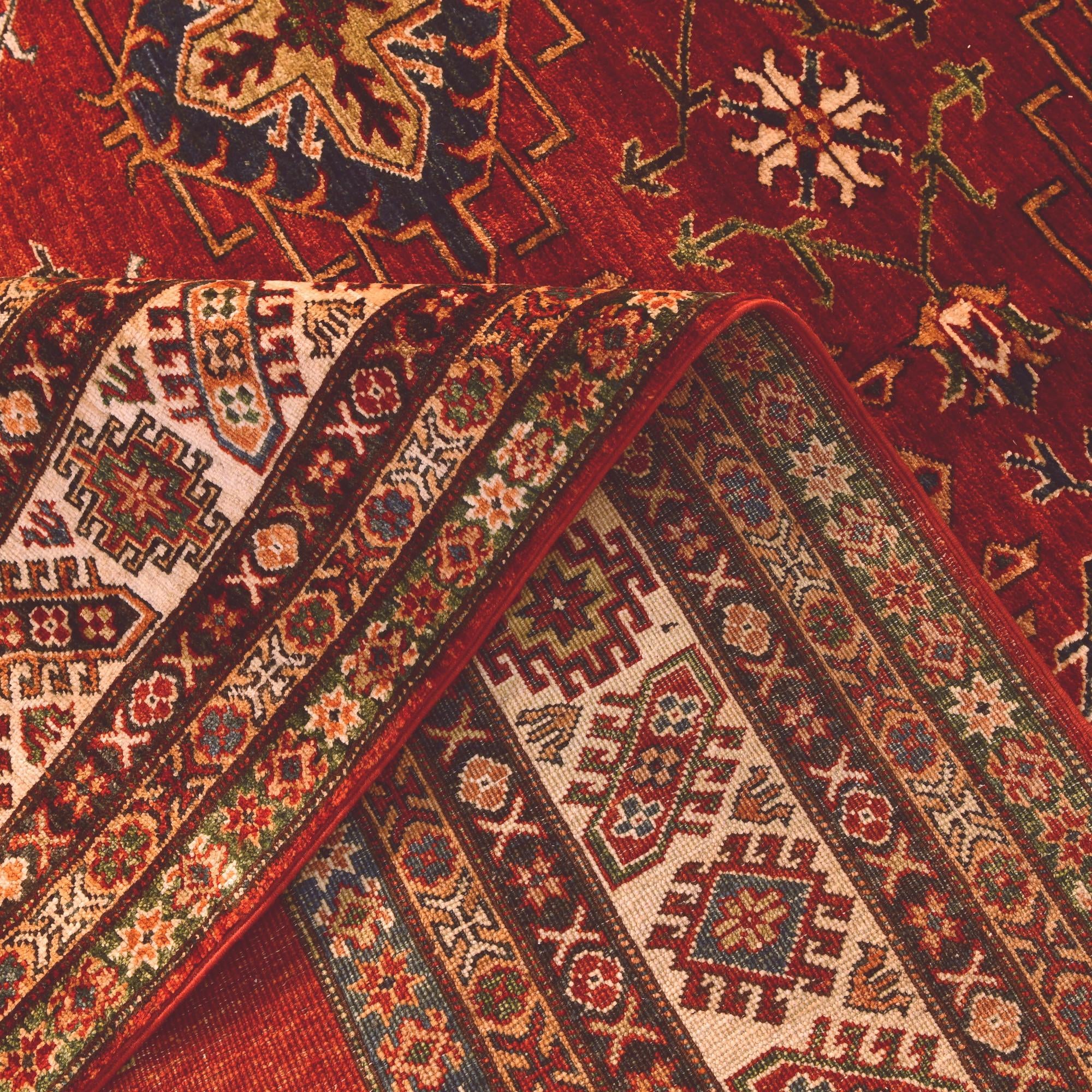 8' 2 x 9' 11 Hand Knotted Kazak Rug