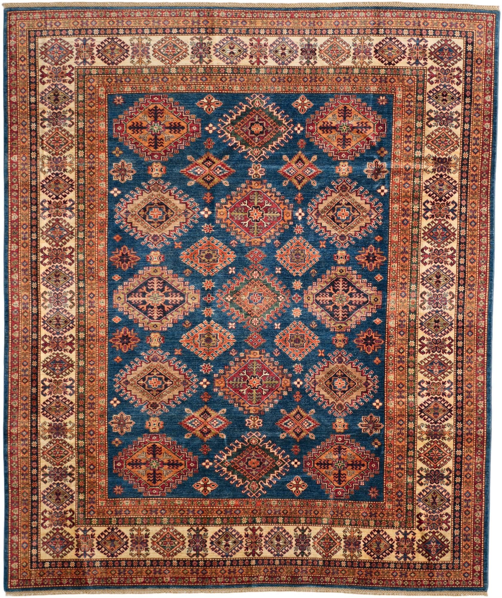 8' 2 x 9' 8 Hand Knotted Kazak Rug