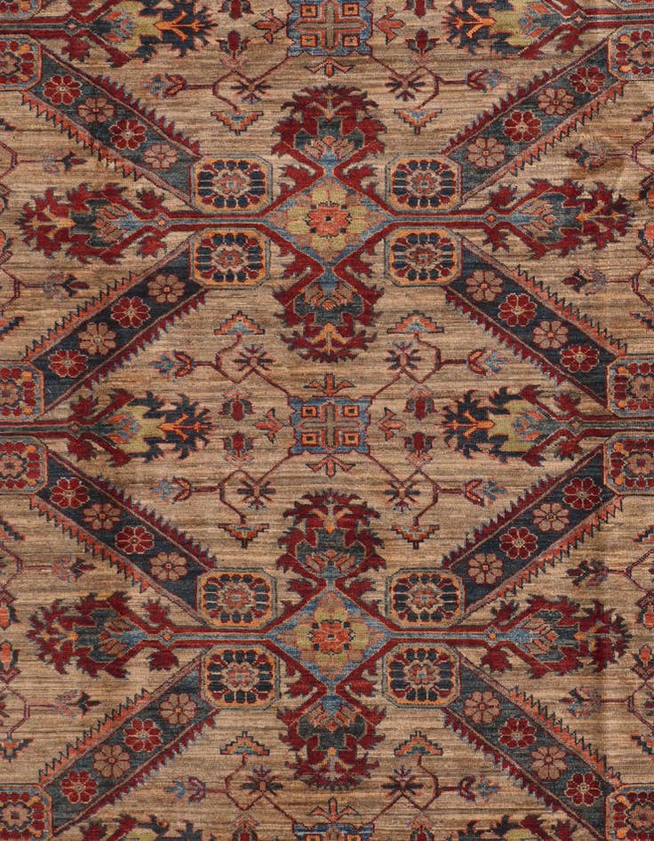 Detail image of 8' 3 x 9' 10 Hand Knotted Kazak Rug