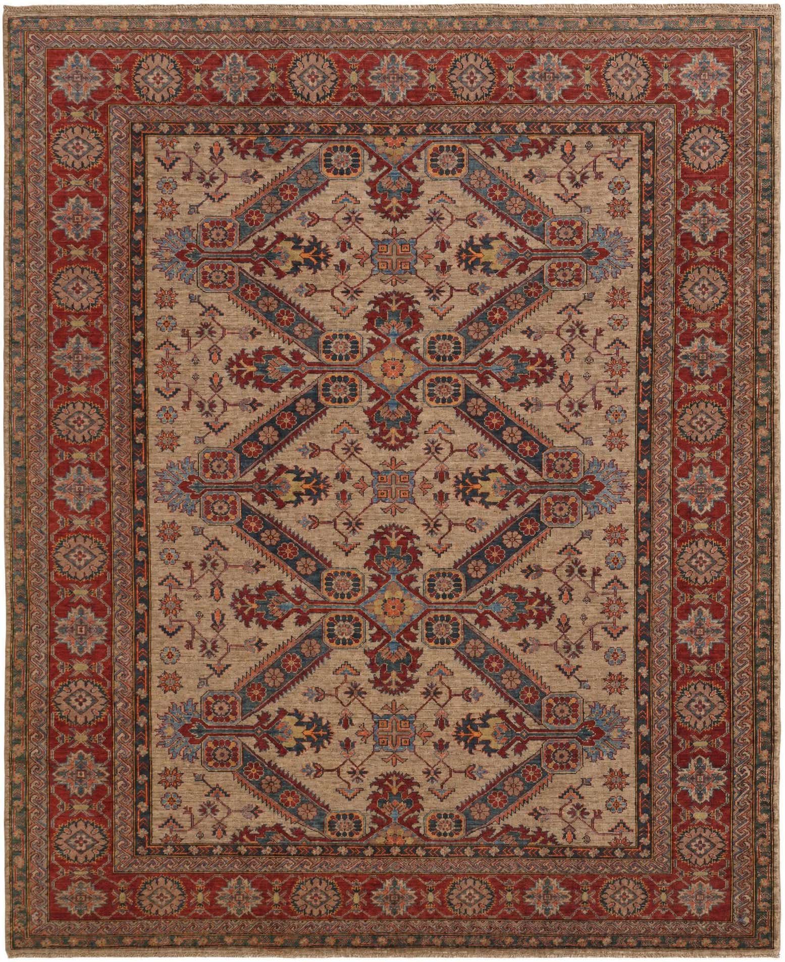 8' 3 x 9' 10 Hand Knotted Kazak Rug
