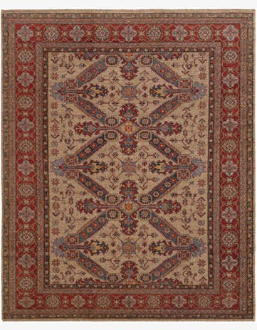 8' 3 x 9' 10 Hand Knotted Kazak Rug